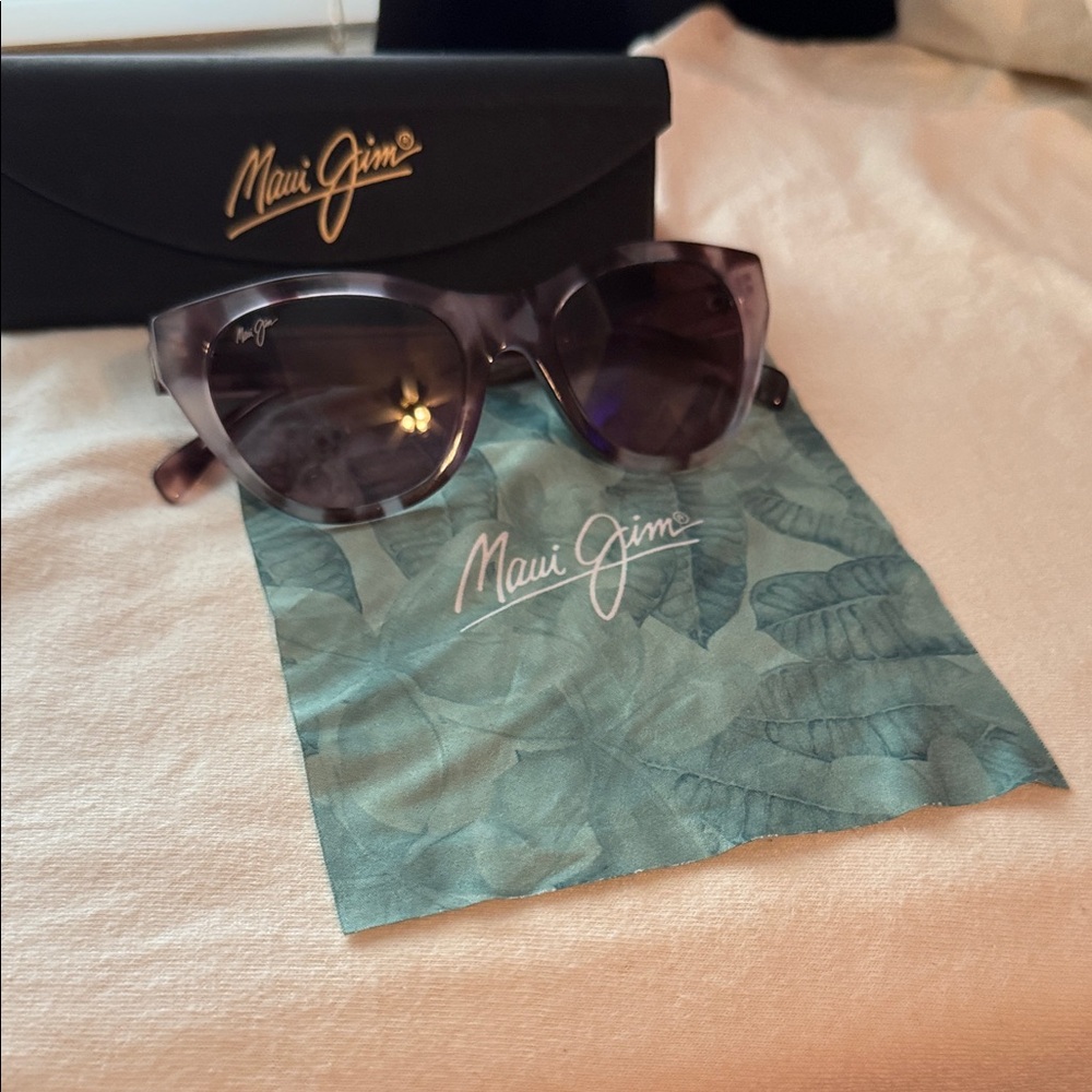 Maui Jim Dark Purple Sunglasses